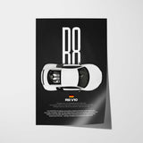 Audi R8 V10 Car Poster
