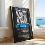 Huracán Spyder Car Poster