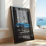 Huracán Spyder Car Poster