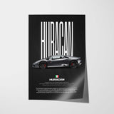 Huracán Car Poster