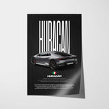 Huracán Car Poster