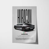 Huracán Car Poster