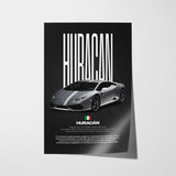 Huracán Car Poster