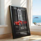 F8 Tributo Car Poster