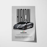 Huracán Car Poster
