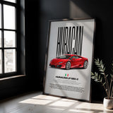 Huracán LP 580-2 Car Poster