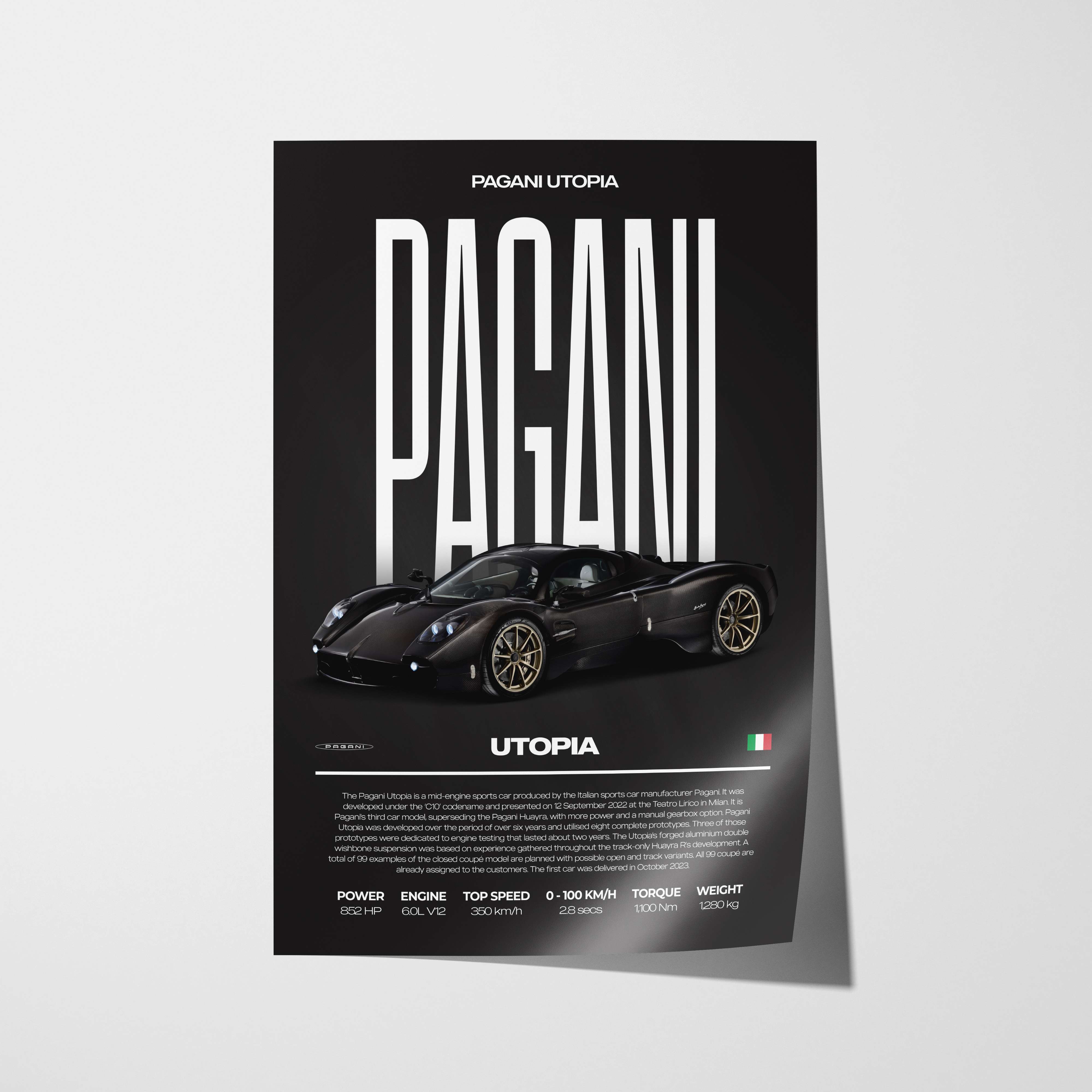 Pagani Utopia Poster