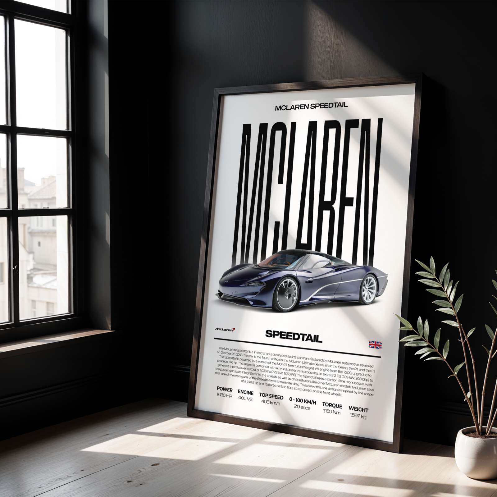 McLaren Speedtail Poster