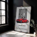 Huracán LP 580-2 Car Poster