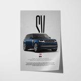 SV Car Poster