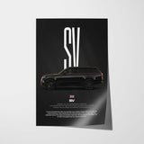 SV Car Poster