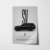 SV Car Poster