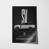 SV Car Poster