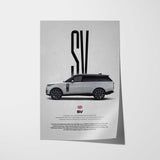 SV Car Poster