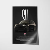 SV Car Poster