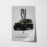 SV Car Poster