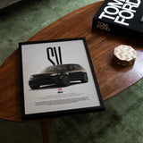 SV Car Poster