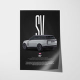 SV Car Poster