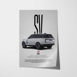 SV Car Poster