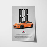 GR86 Car Poster