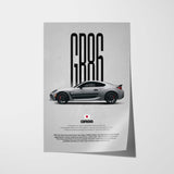 GR86 Car Poster
