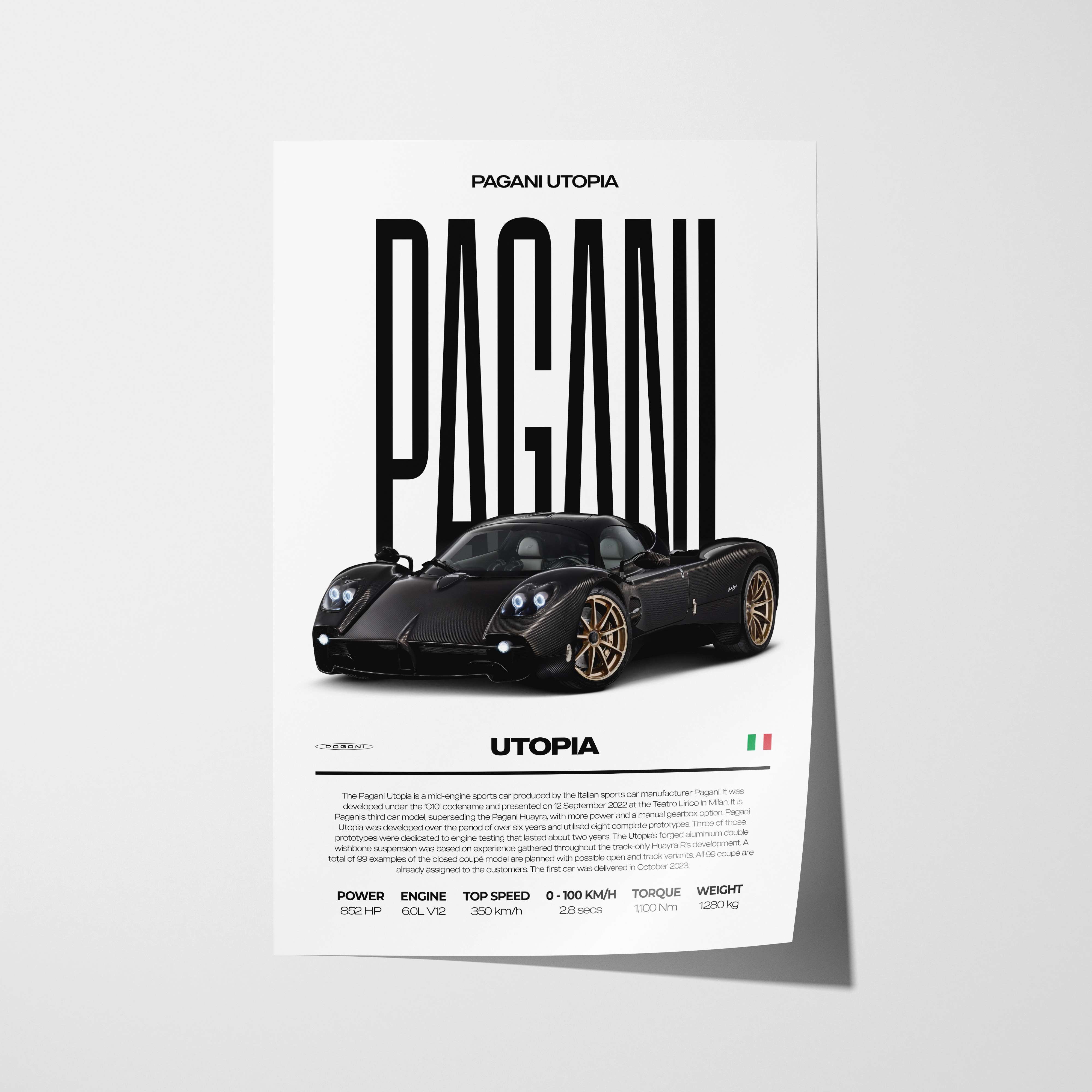 Pagani Utopia Poster