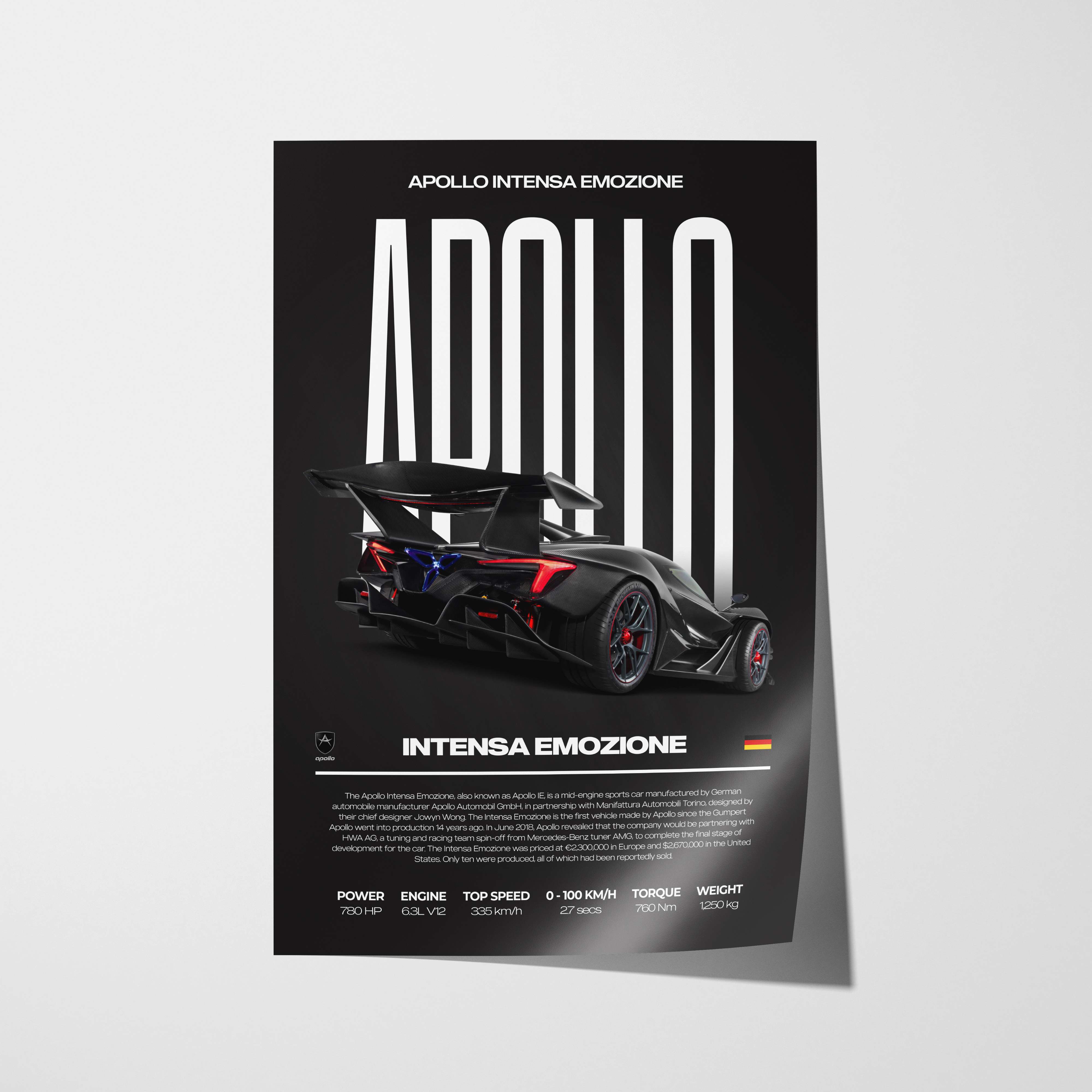 Apollo Intensa Emozione Poster