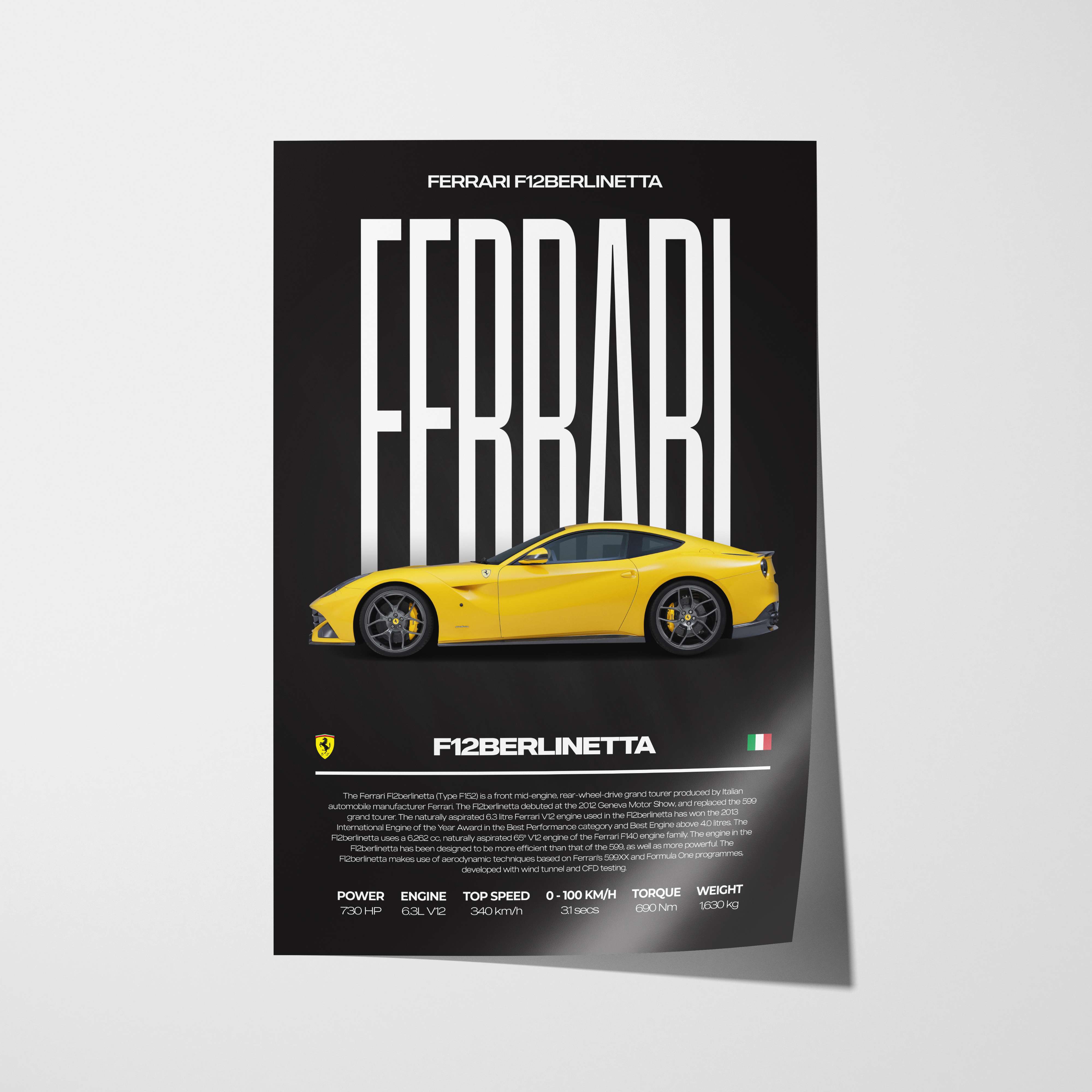 Ferrari F12berlinetta Poster