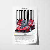 Ferrari FXX-K EVO Poster