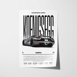 Koenigsegg Agera Poster