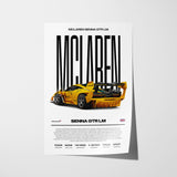 McLaren Senna GTR LM Poster