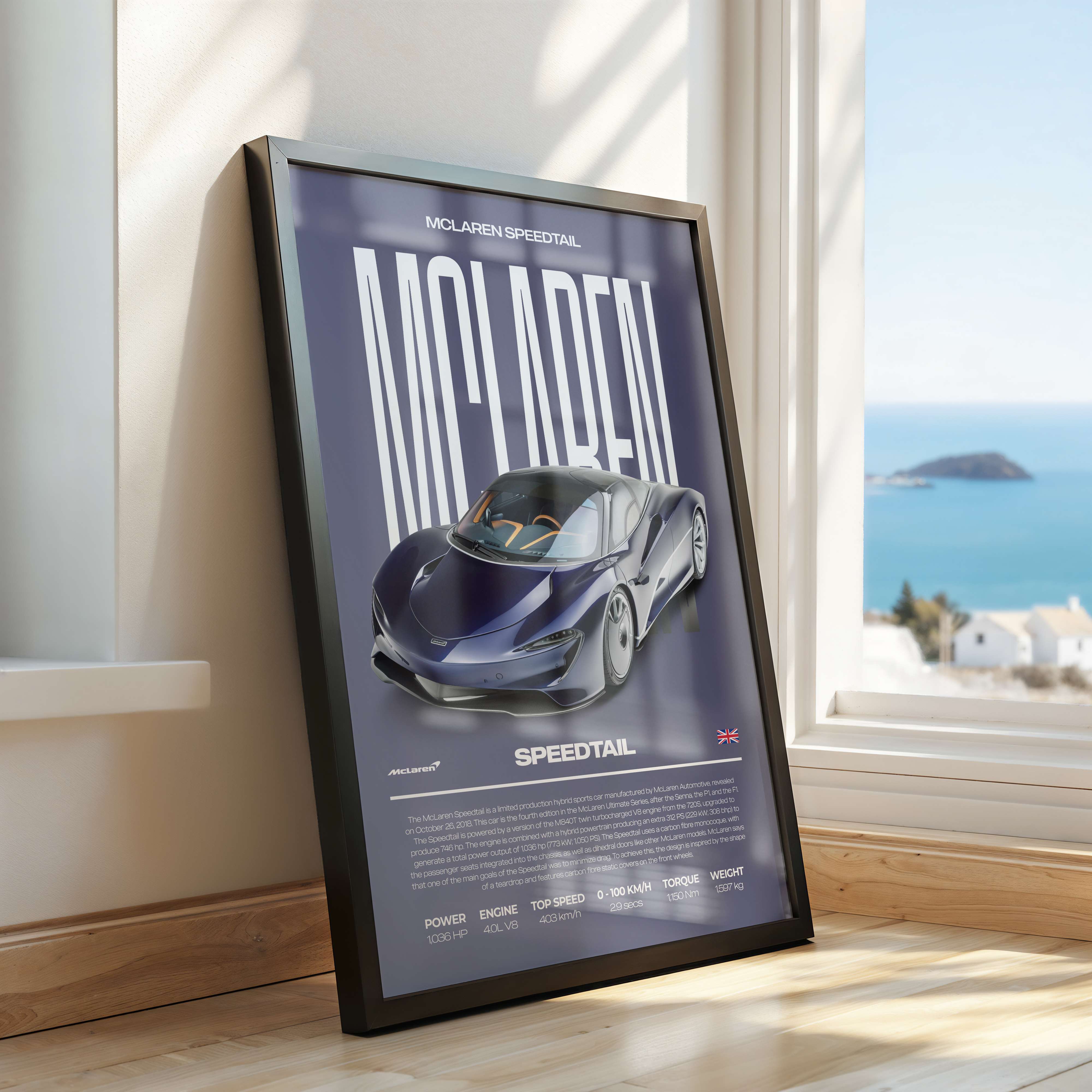 McLaren Speedtail Poster