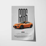 GR86 Car Poster