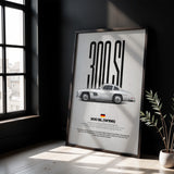 300 SL Coupe Car Poster