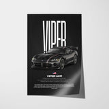 Viper ACR Car Poster