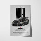 Viper ACR Car Poster