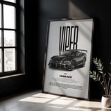 Viper ACR Car Poster