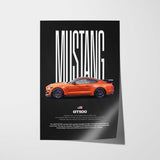 Mustang Shelby GT500 Car Poster