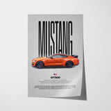 Mustang Shelby GT500 Car Poster