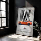 Mustang Shelby GT500 Car Poster