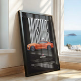 Mustang Shelby GT500 Car Poster