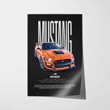 Mustang Shelby GT500 Car Poster