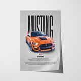 Mustang Shelby GT500 Car Poster
