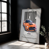 Mustang Shelby GT500 Car Poster