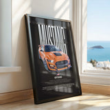 Mustang Shelby GT500 Car Poster