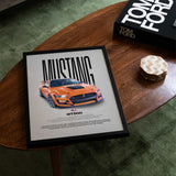 Mustang Shelby GT500 Car Poster