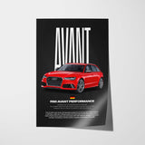 Audi RS6 Avant Performance Car Poster