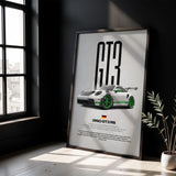 911 992 GT3 RS Car Poster