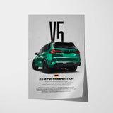 X5 M Competition (F95) Car Poster