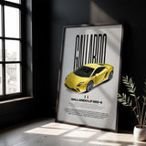 Gallardo LP560-4 Car Poster